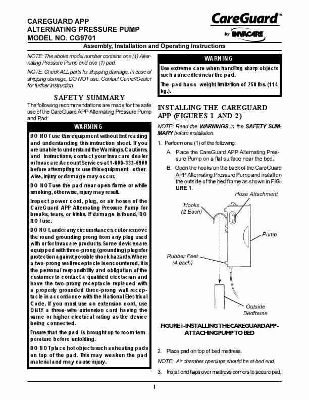 Invacare Water Pump CG9701-page_pdf